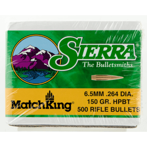Sierra Bullets MatchKing 6.5mm 150 Gr Hollow Point Boat Tail
