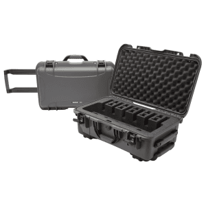 NANUK (PLASTICASE INC) Graphite Resin Handgun Case - Airline Approved  Floatable  Dust/Waterproof  Impact Resistant 9356UP7