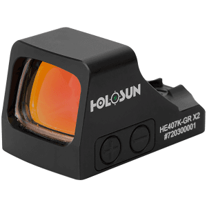 Holosun HE407K-GR X2 6 MOA Green Dot Reticle Reflex Sight