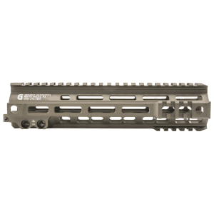 Geissele Automatics 05283S Super Modular Rail MK4 9.30 MLOK Desert Dirt Aluminum for AR Platform Barrel Nut Included