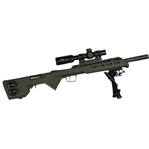 Desert Tech TRK22GRN TREK22 Rifle Chassis OD Green Synthetic Fixed Bullpup Fits Ruger 1022 26.75 OAL