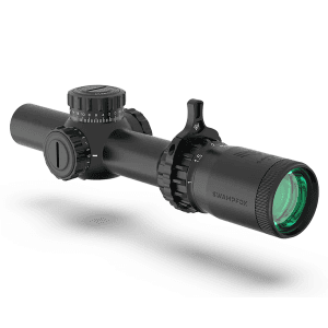 Swampfox Optics Tomahawk Ii Lpvo 1-4x24mm Sfp Illuminated Green Bfo Black