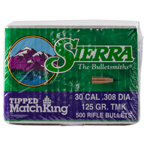 Sierra Tipped MatchKing .30 Cal 125gr 500 Rds