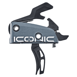 Rise Iconic Two-Stage Trigger 2lb Gray for AR15/AR10