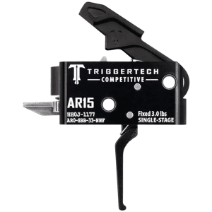 TriggerTech Competitive AR15 Single-Stage Flat Trigger Black