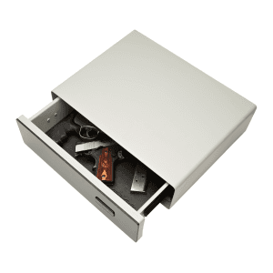 SnapSafe GlideVault Silver Steel Access Code Gun Safe