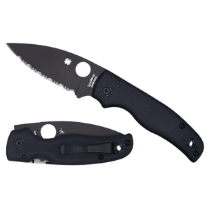 Spyderco Shaman Folding Knife Black Blade CPM S30V