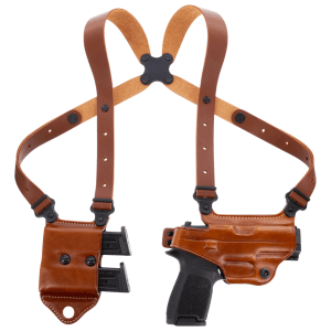 Galco Miami Classic Ii Right Tan Leather Sig P320 Holster with 3 Compartments MCII820