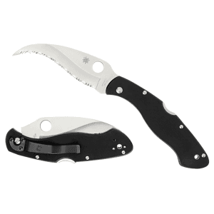 Spyderco C12GS Civilian CLIPIT 4.09 Folding Serrated Knife C12GS