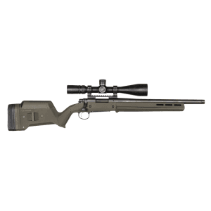 Magpul MAG495ODG Hunter 700 Stock Fixed with Aluminum Bedding Adjustable Comb OD Green Synthetic for Remington 700 SA