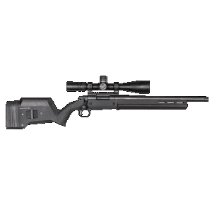 Magpul MAG495BLK Hunter 700 Stock Fixed with Aluminum Bedding Adjustable Comb Black Synthetic for Remington 700 SA