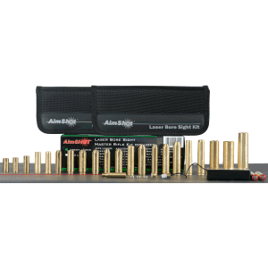 AimSHOT Master 2 Multi-Caliber Red Laser Bore Sight Kit (Brass)