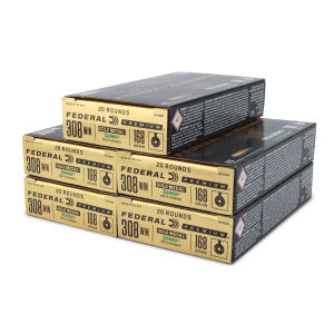 Federal Gold Medal Match 308 Winchester 168 Grain SMK BTHP (Range Bundle)