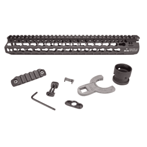 BCM KMRA13556BK KMR Alpha Handguard 13 Keymod Style Made of Aluminum with Black Anodized Finish for AR15