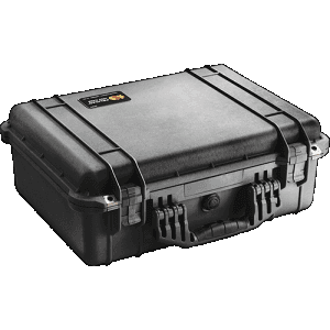 Pelican Protector 1520 Handgun Case Crushproof Black Polypropylene
