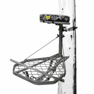 Hawk Helium Pro HangOn Tree Stand Gray Aluminum