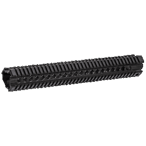 MIDWEST INDUSTRIES INC MICRT15 TSeries AR15 6061 Aluminum Black Hard Coat Anodized 15