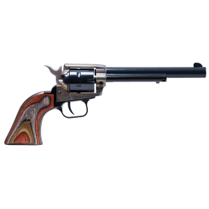 Heritage Rough Rider Small Bore 22 LR 6.5 Camo Laminate/Case Hardened/Black