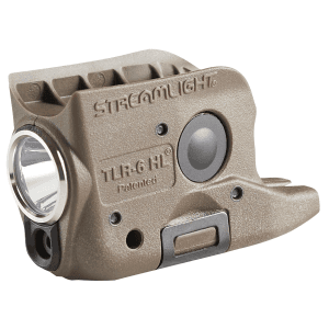 Streamlight Rechargeable TLR-6 Green Laser/Light Combo 300 Lumens for Glock 42/43 & 43X/48 (FDE)