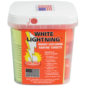 Tannerite White Lighting Rimfire Kit - 90 Target Dots
