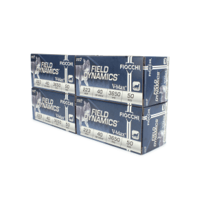 Fiocchi Field Dynamics 223 Remington 40 Gr V-Max (Range Bundle)