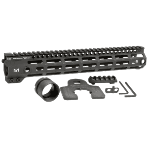 Midwest Industries MIG4M12625 Tactical G4M Handguard AR15 Black Hardcoat Anodized Black 12.6 6061T6 Aluminum MLOK