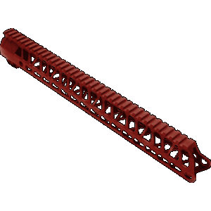 Timber Creek 15 Enforcer Handguard Red Anodized Aluminum