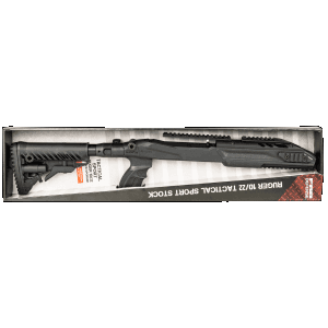 FAB Defense FXM4PR1022B M4 Conversion Kit Matte Black Synthetic Collapsible Left Side Folding Fits Ruger 1022 2.51 30.70 OAL