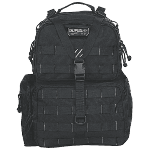 GPS Bags Tactical Black Range Bag - Lockable  YKK Zipper  1000D Nylon Teflon Coating T1612BPB