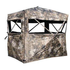 Muddy Outdoors Ground Blind Garage Camo with Panoramic Windows