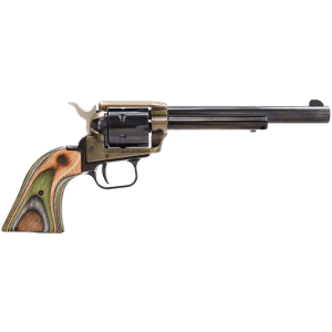 Heritage Rough Rider Small Bore 22 LR 6.5 Camo Laminate/Case Hardened/Blued
