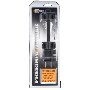 DNZ 321FPT2 Freedom Reaper Forward Picatinny Rail20MOA Scope MountRing Combo Matte Black