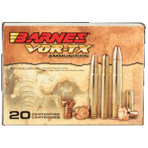Barnes Bullets Vor-tx 458 LOTT 500 Grain Barnes TSX Flat Base (Box)