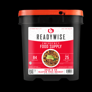 ReadyWise Emergency Food Kit 84 Servings Gluten Free Entrees