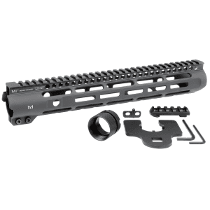 Midwest Industries MISLH12625 Slimline AR15 Black Hardcoat Anodized AluminumPolymer 12.625 PicatinnyMLOK