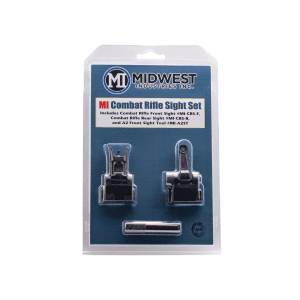 Midwest Flip-Up Sights Set - Front & Rear for AR-15  M16  M4