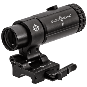 Sightmark T-5 Magnifier 5x Magnification w/LQD Flip to Side Mount