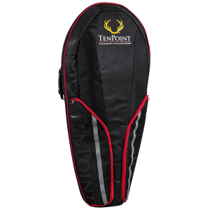 Tenpoint Narrow Soft Crossbow Case Black/Red with Molle Straps