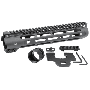 Midwest Industries MISLH105 Slimline AR15 Black Hardcoat Anodized AluminumPolymer 10.50 PicatinnyMLOK