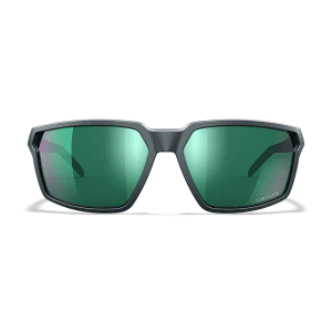 Wiley X Sierra Sunglasses ML Green Mirror Polycarbonate Matte Graphite Frame