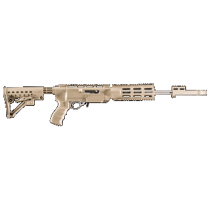 Archangel AA556RDT AR15 Style Conversion Stock Desert Tan Synthetic 6 Position for Ruger 1022
