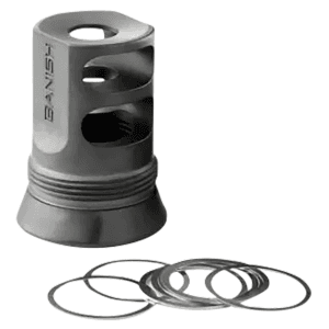 Banish Muzzle Brake 30 Gold 1/2x28 Shim Kit Included