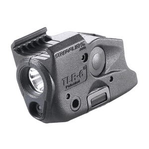Streamlight TLR-6 Weapon Light with Red Laser for Glock 17/19 (Black)