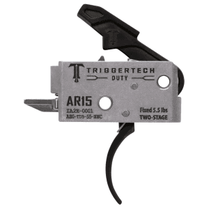 TriggerTech Duty AR15 MilSpec Curved Trigger 5.5 lbs Black