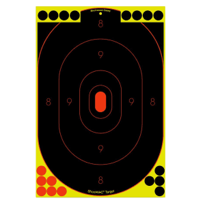 Birchwood Casey Shoot-N-C Reactive Silhouette Targets  100 Pack (Black/Red)