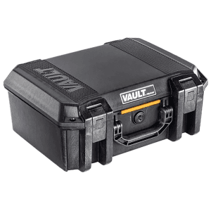 Pelican V300 Vault Black 5-Pistol Foam Case Weather Resistant