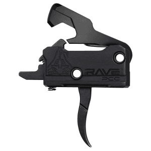 Rise Armament Rave PCC Curved Trigger Black Nitride Finish