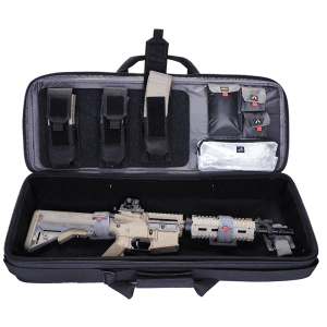 GPS Bags Black Tactical Rifle Gun Case with YKK Zipper T28SWC