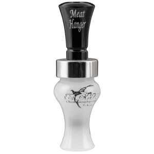 Echo Calls Meat Hanger Double Reed Duck Call (Black/Pearl)