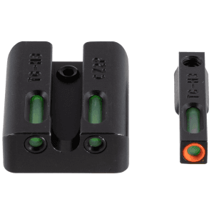 Truglo TFX Pro Handgun Sights for CZ P10 Black Tritium Fiber Optic